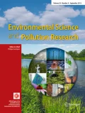 ENVIRONMENTAL SCIENCE AND POLLUTION RESEARCH