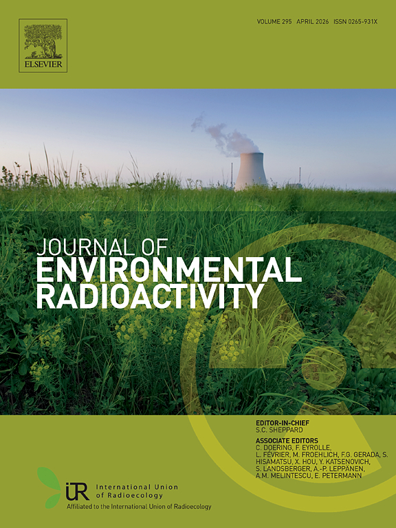 JOURNAL OF ENVIRONMENTAL RADIOACTIVITY