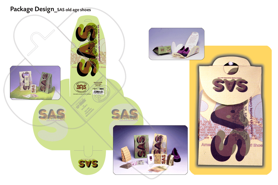 Package Design: SAS senior shoes box
